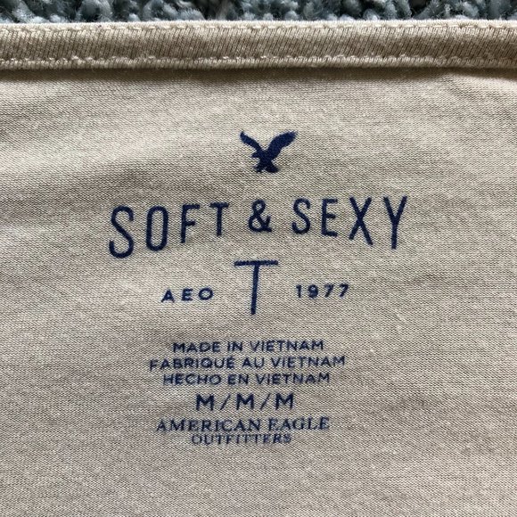 American Eagle soft & sexy wrap shirt - Picture 5 of 5
